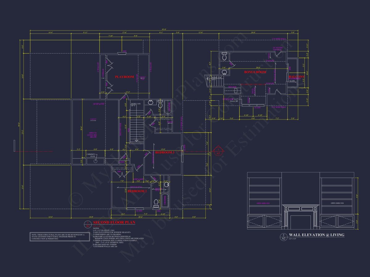 Traditional house Floor Plan with CAD Designs & Blueprint