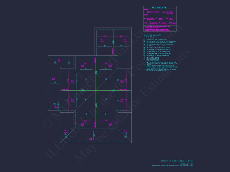 Traditional house Floor Plan with Detailed CAD Designs