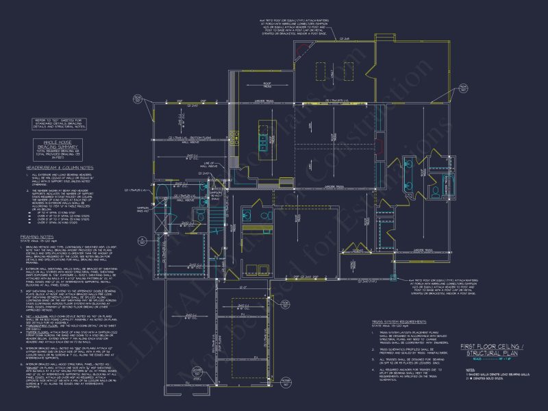 Traditional house Floor Plan with Spacious Design and CAD Details