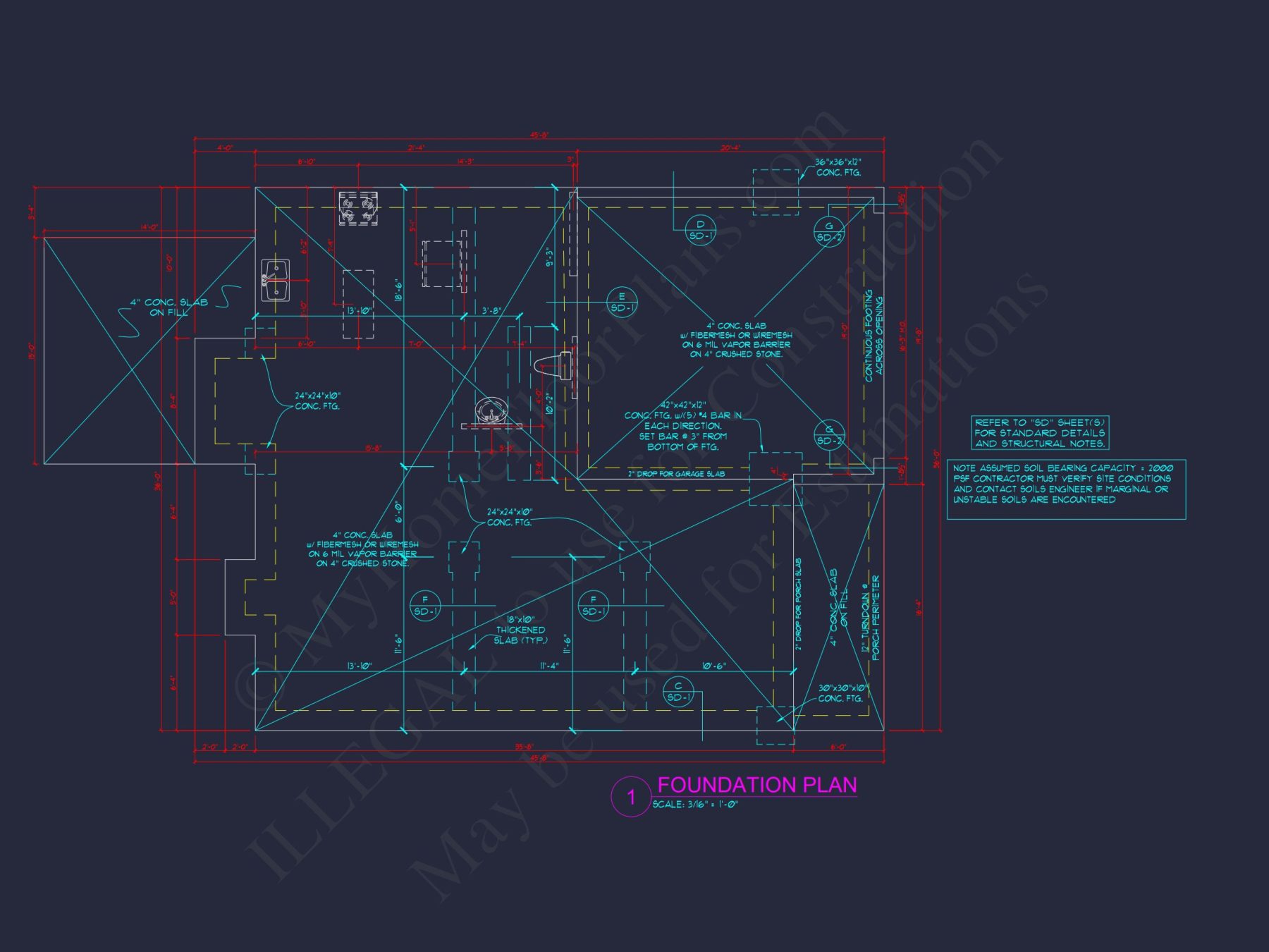 Traditional house Plan Blueprint with CAD Designs for Builders
