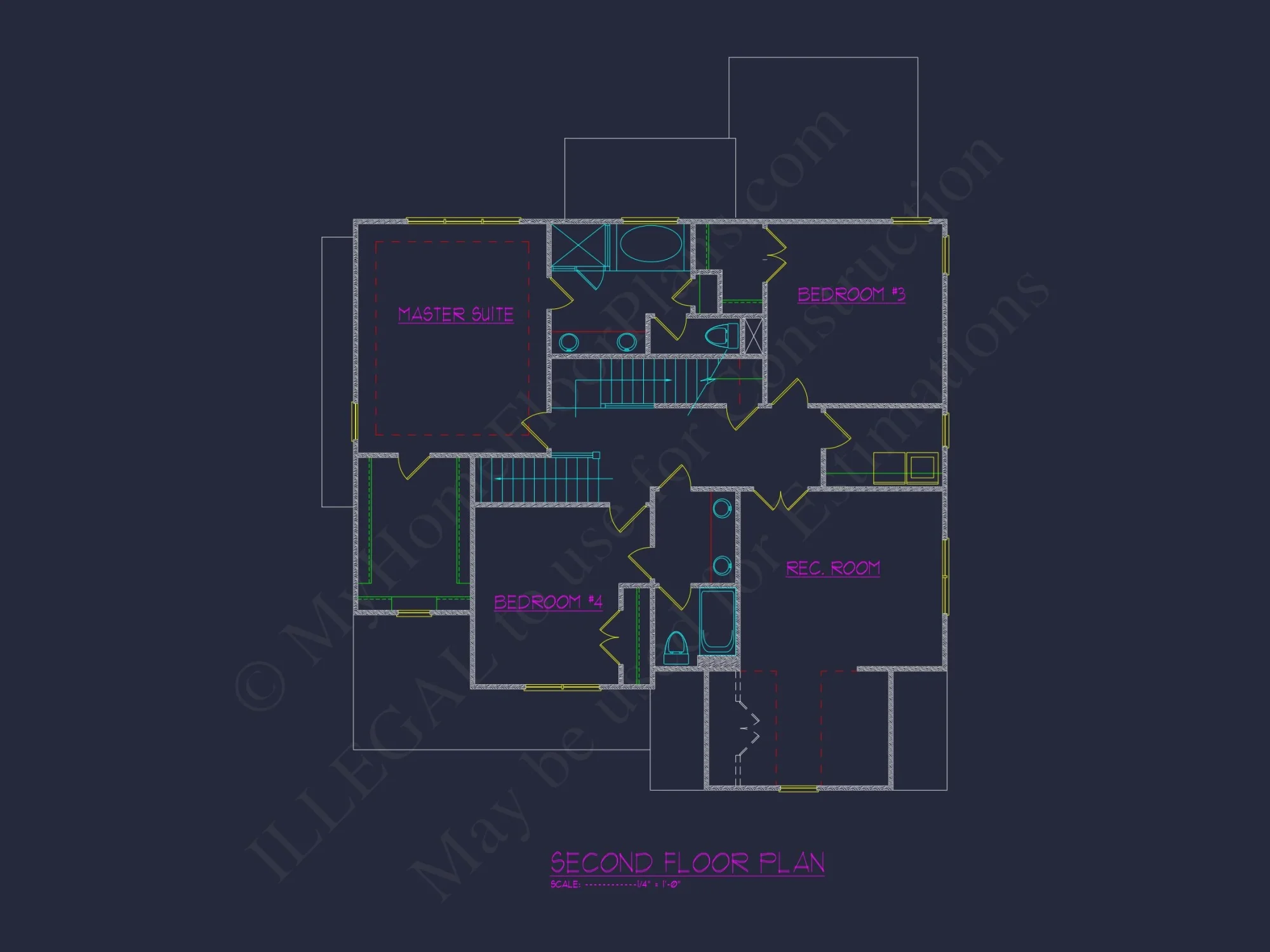 Traditional house Plan With 3 Floors, Open CAD Designs & Porch