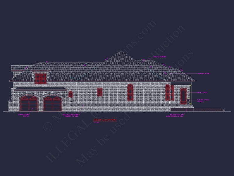 Traditional house Plan with 2 Floors & Spacious Floor Plan