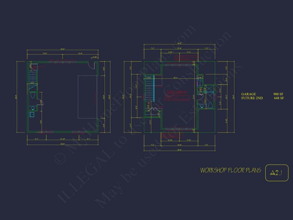 Traditional house Plan with 2 Floors and CAD Designs Blueprint