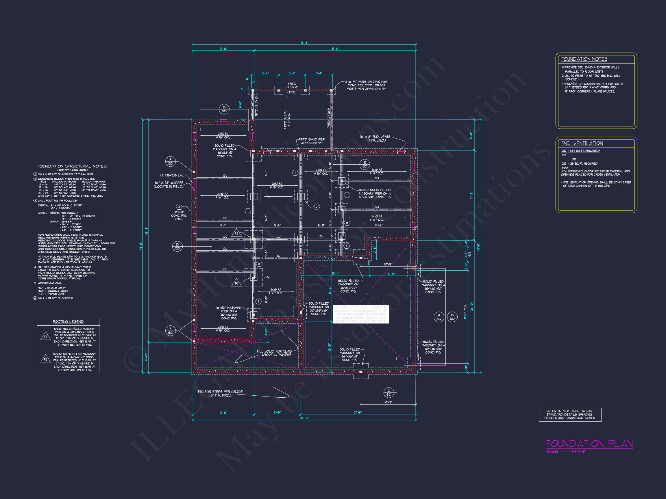 Traditional house Plan with 2 Stories,CAD Designs & Open Floor