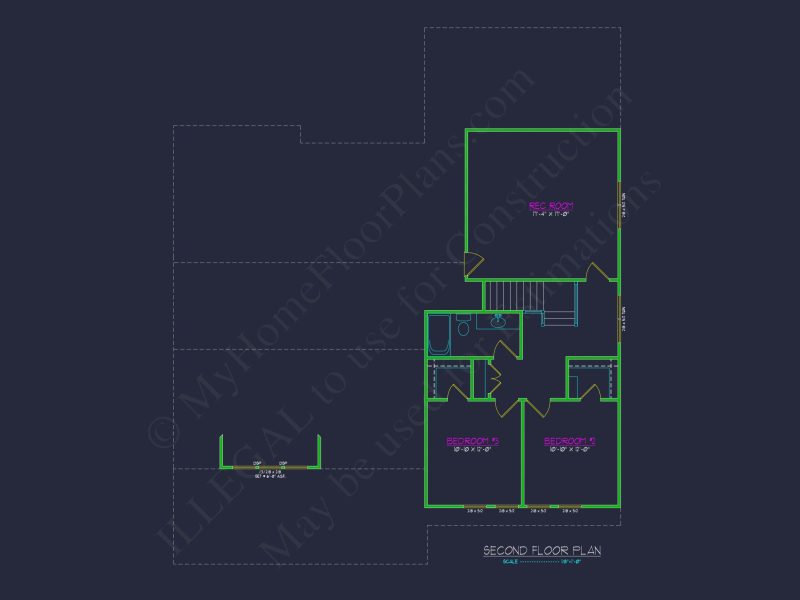 Traditional house Plan with 2-Story CAD Designs