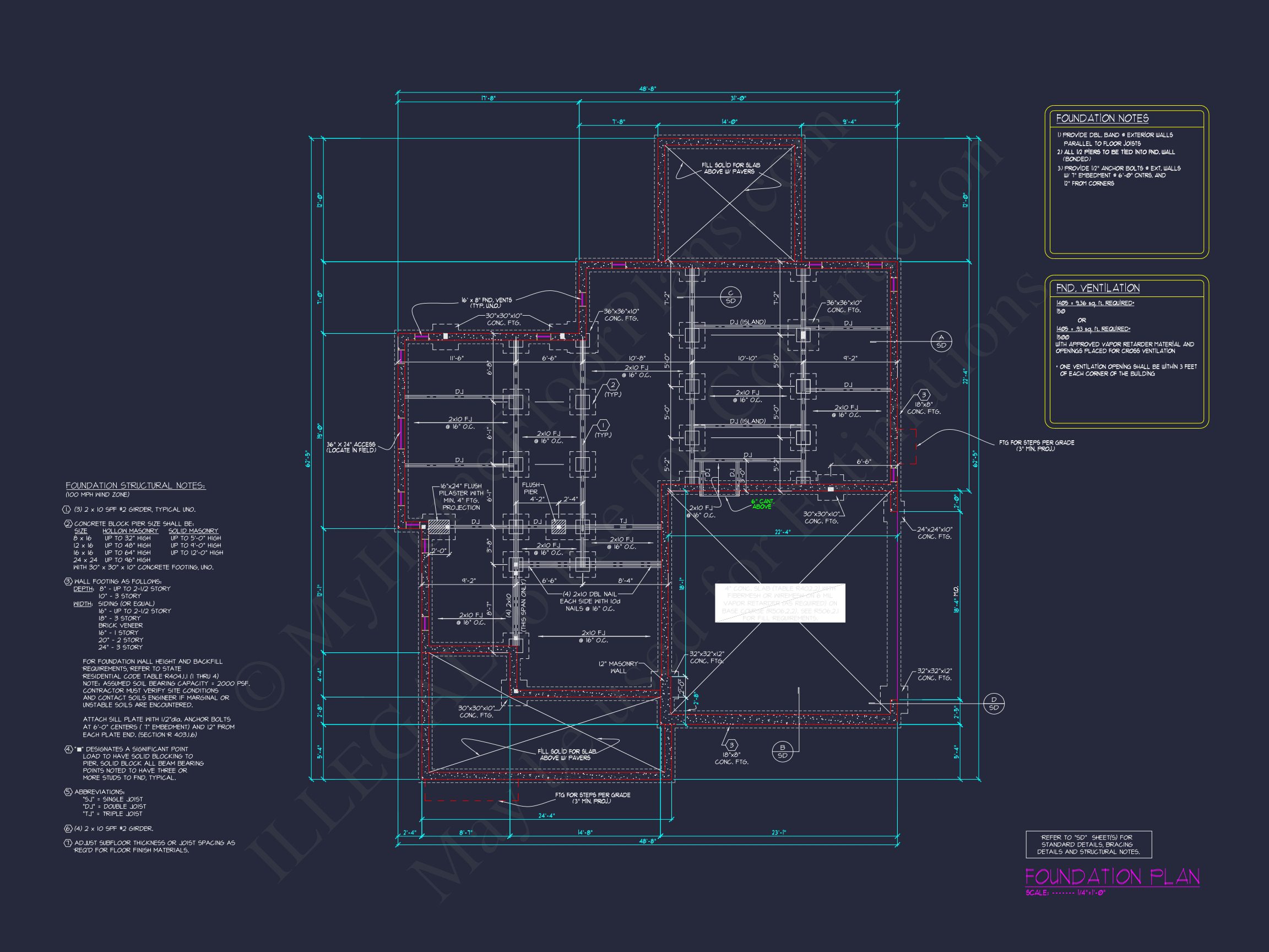 Traditional house Plan with 2.5 Stories,4 Beds,and CAD Blueprint
