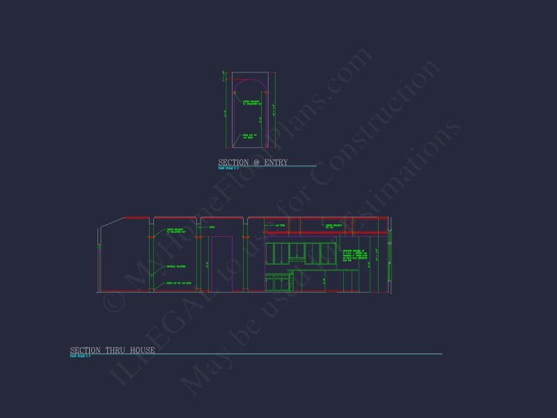 Traditional house Plan with 3 Bedrooms and CAD-Optimized Designs