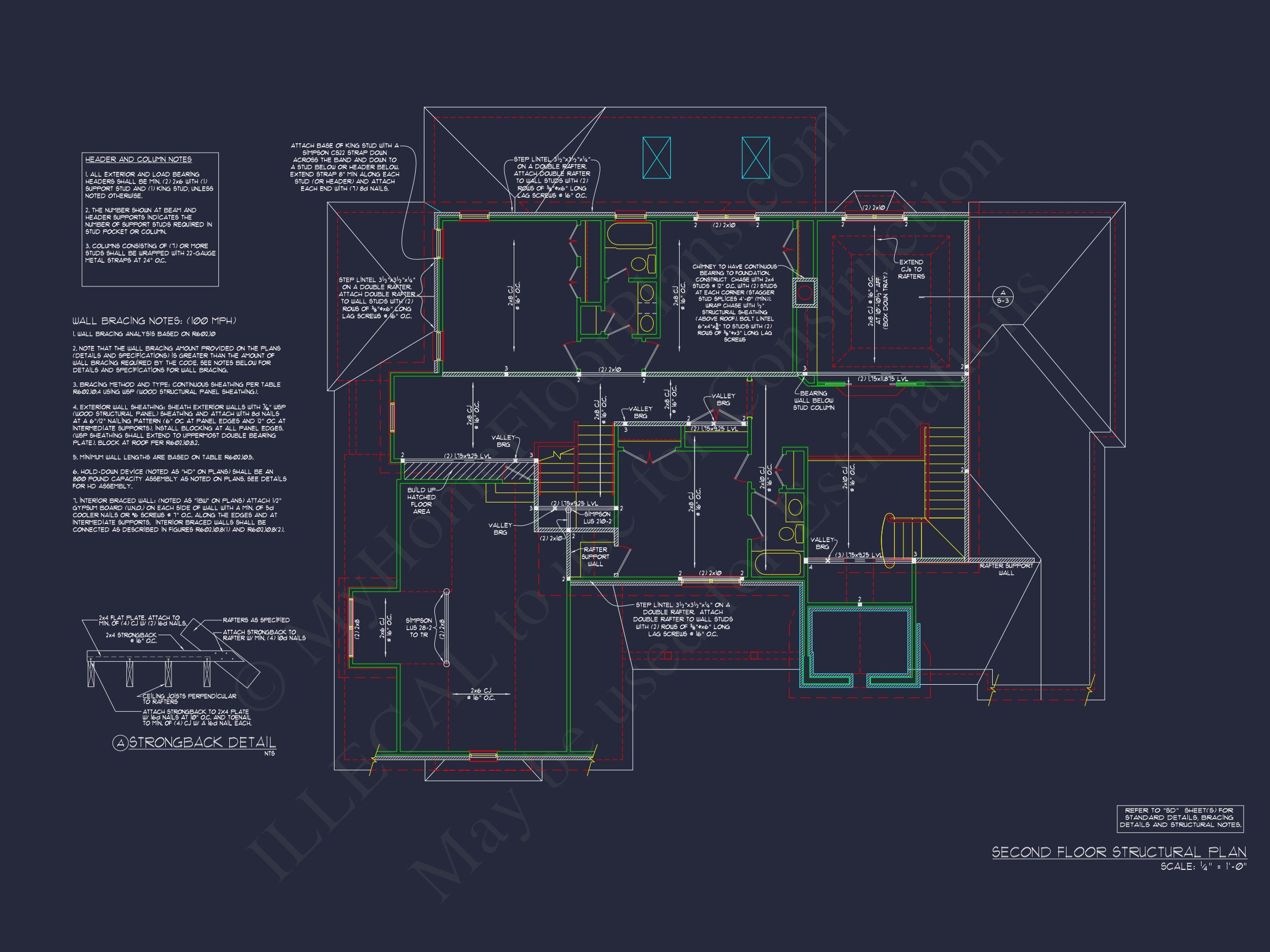 Traditional house Plan with CAD Blueprint & Custom Floor Designs