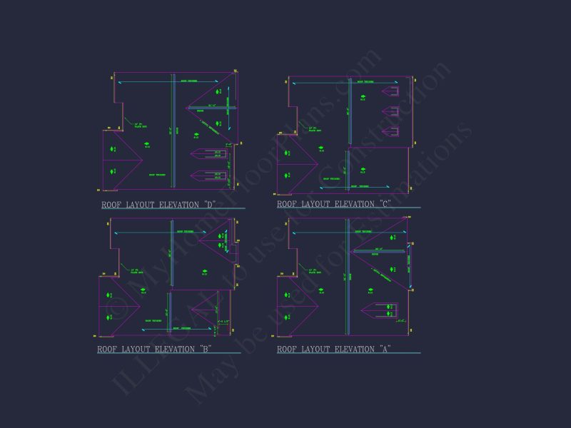 Traditional house Plan with CAD Blueprint