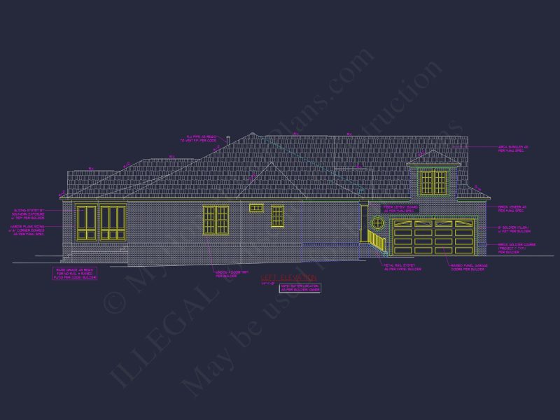 Traditional house Plan with CAD Blueprint and Craftsmanship