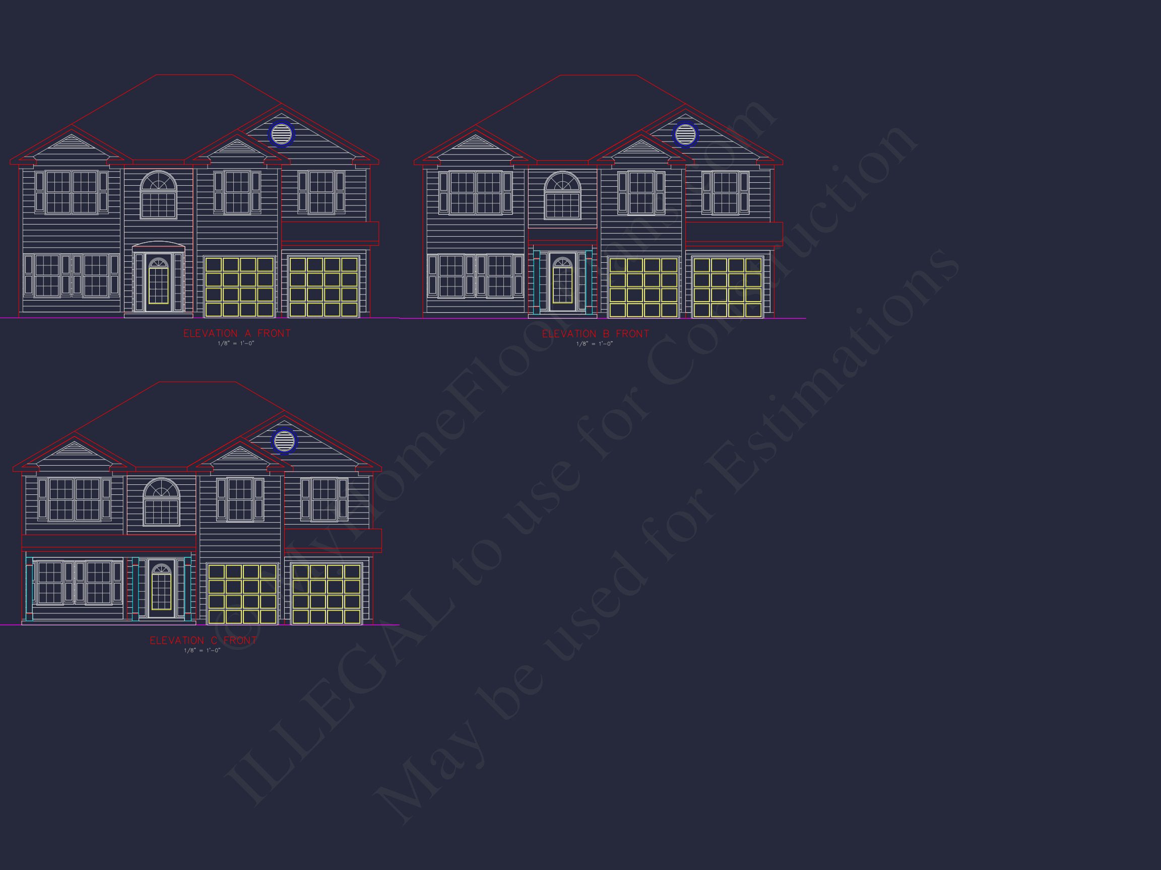 Traditional house Plan with CAD Blueprints and Detailed Designs