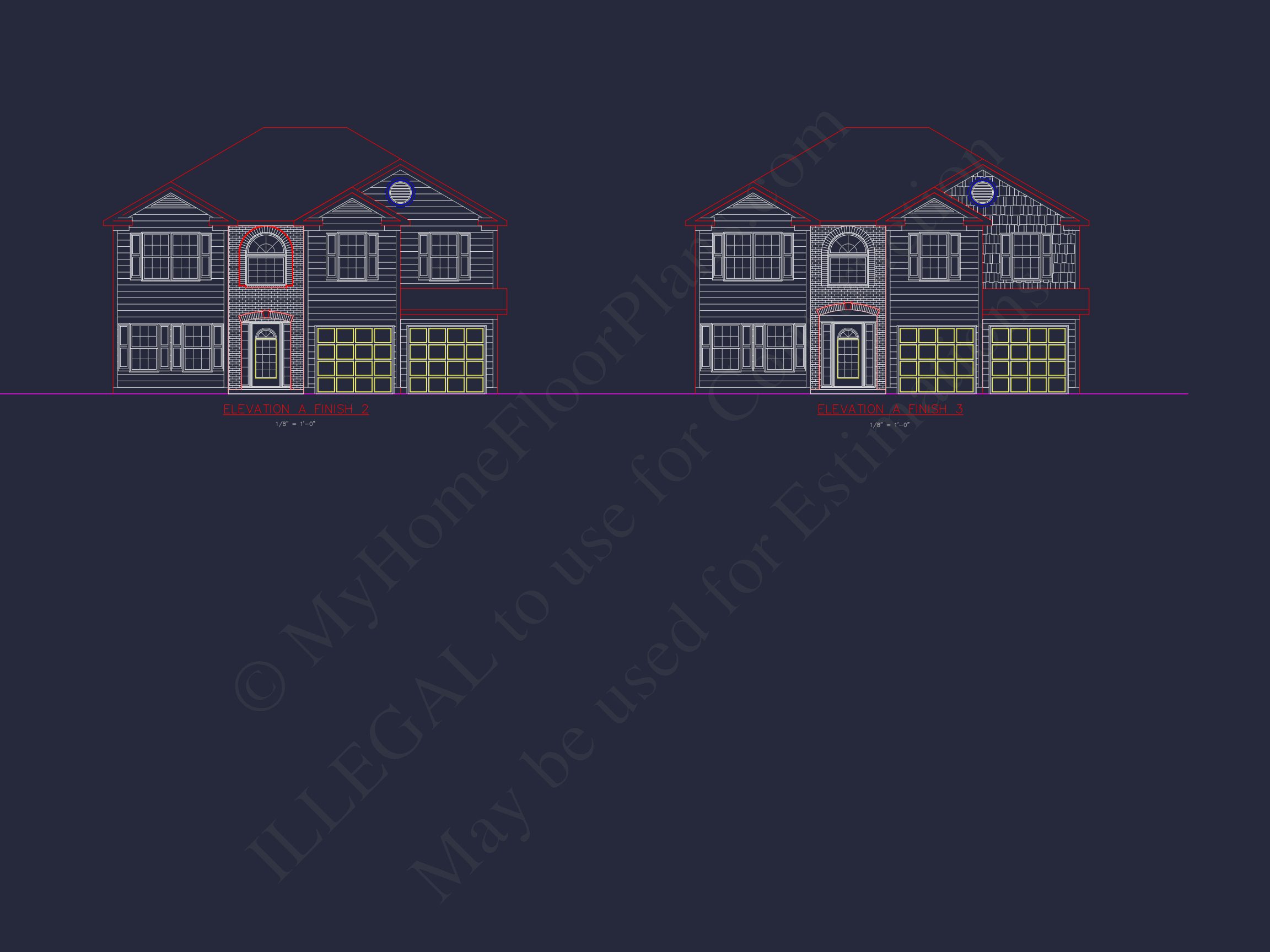 Traditional house Plan with CAD Blueprints and Detailed Designs