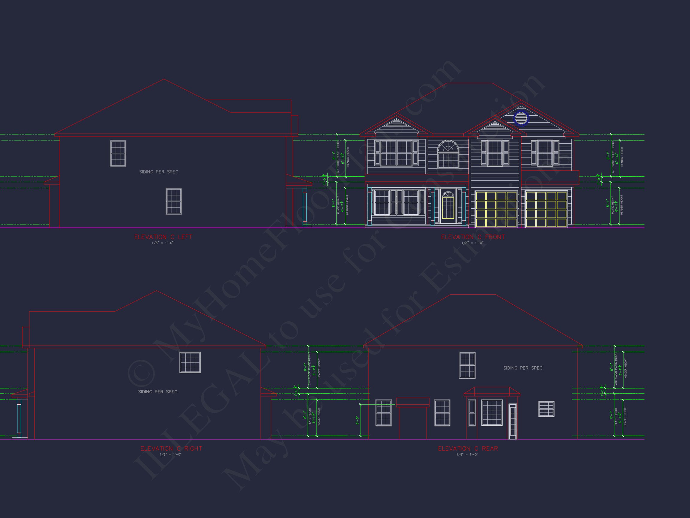 Traditional house Plan with CAD Blueprints and Detailed Designs