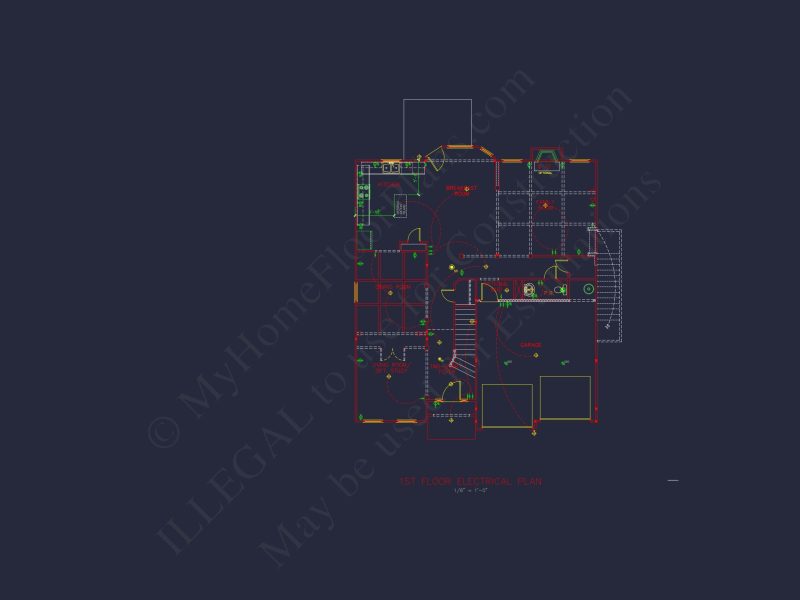 Traditional house Plan with CAD Blueprints and Detailed Designs