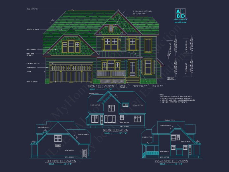 2-Story Blueprint
