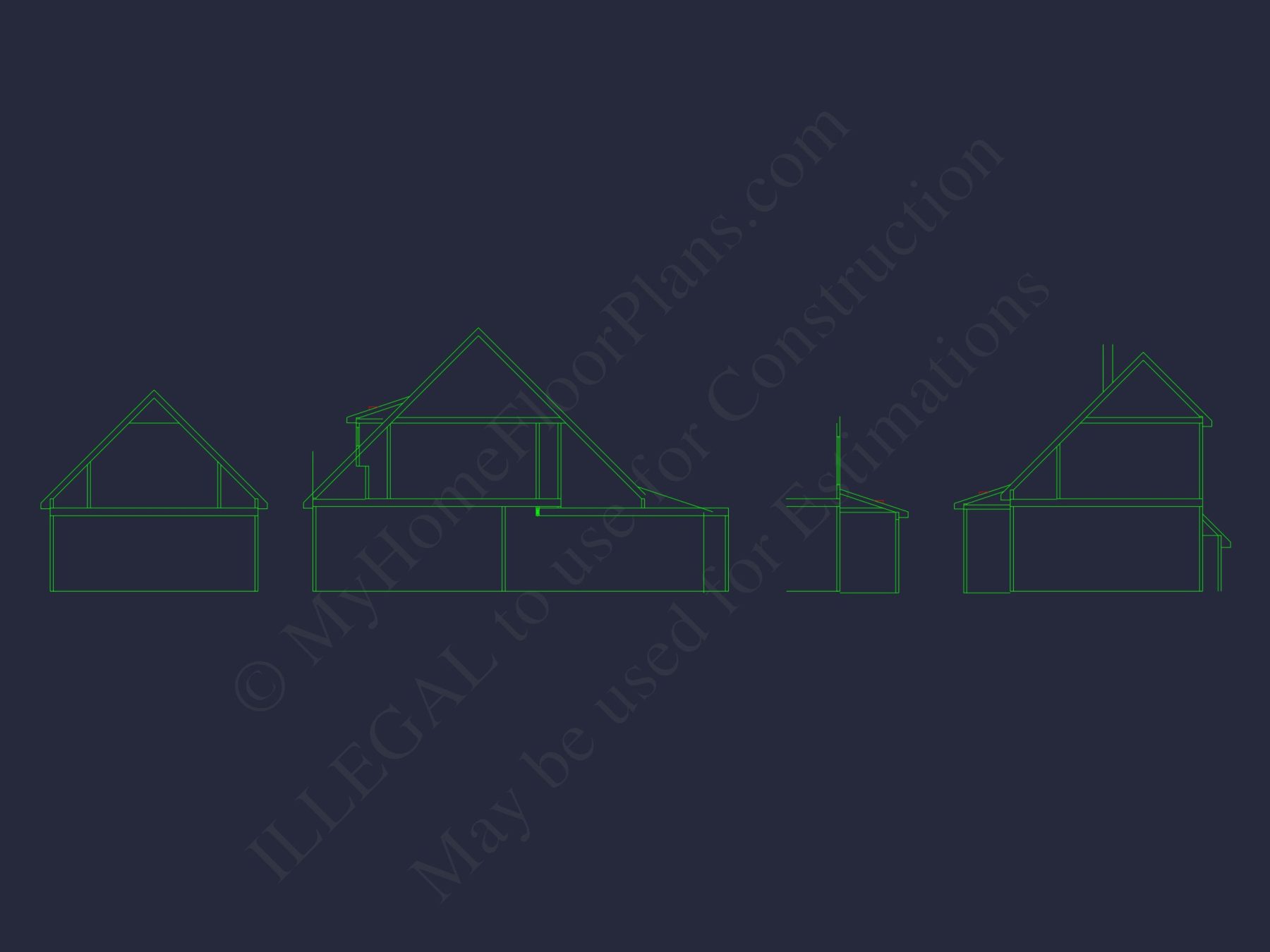 Traditional house Plan with CAD Designs