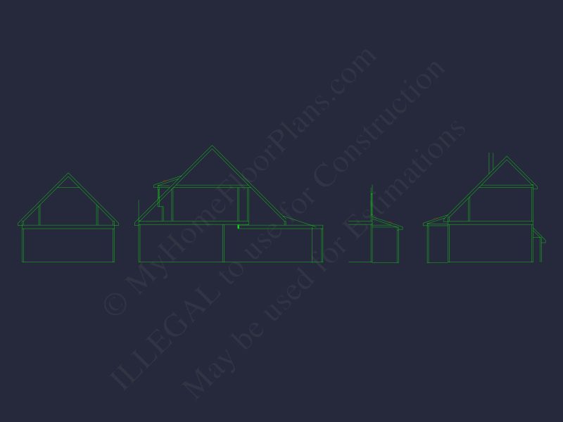 Traditional house Plan with CAD Designs