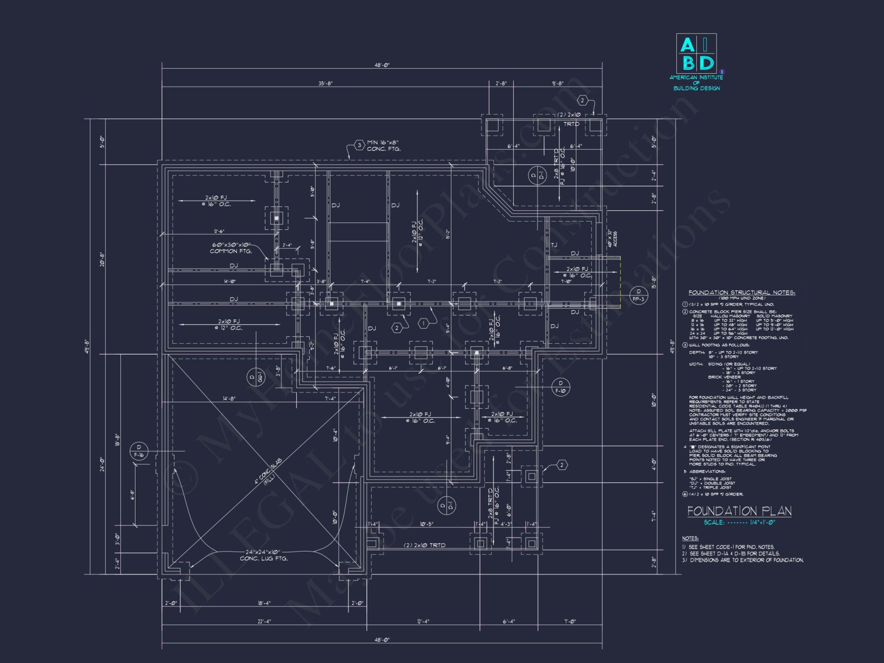 2-Story Blueprint