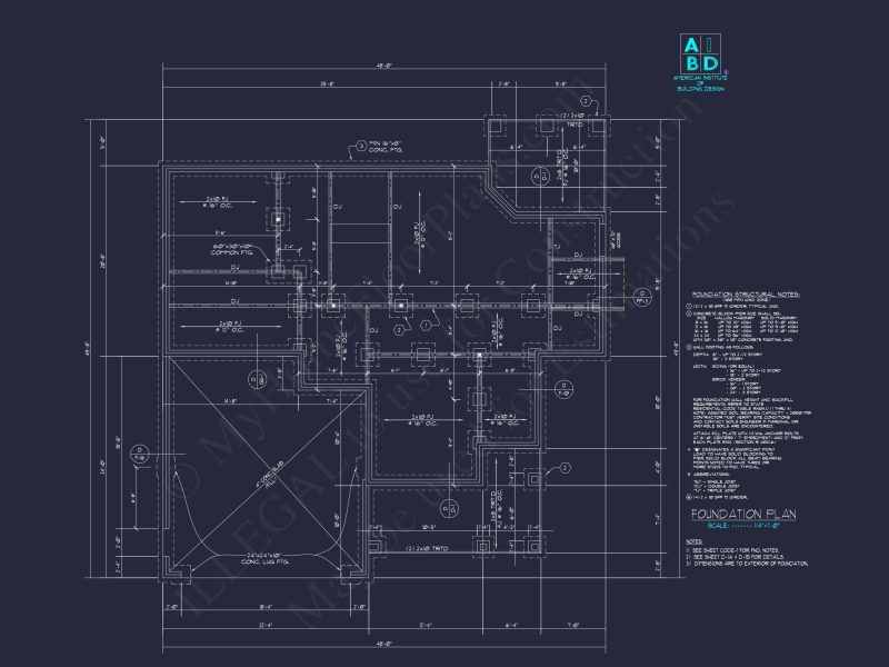 2-Story Blueprint