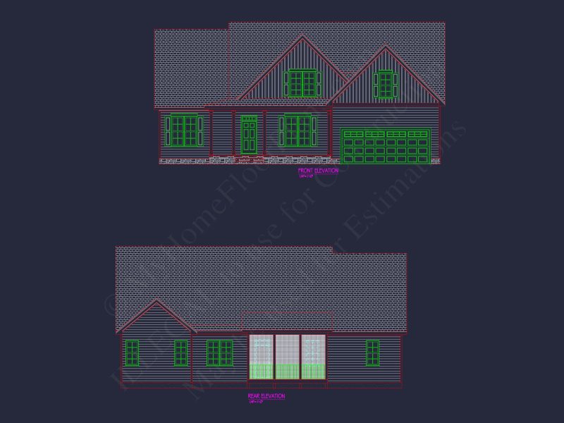 Traditional house Plan with CAD Designs & Functional Blueprint