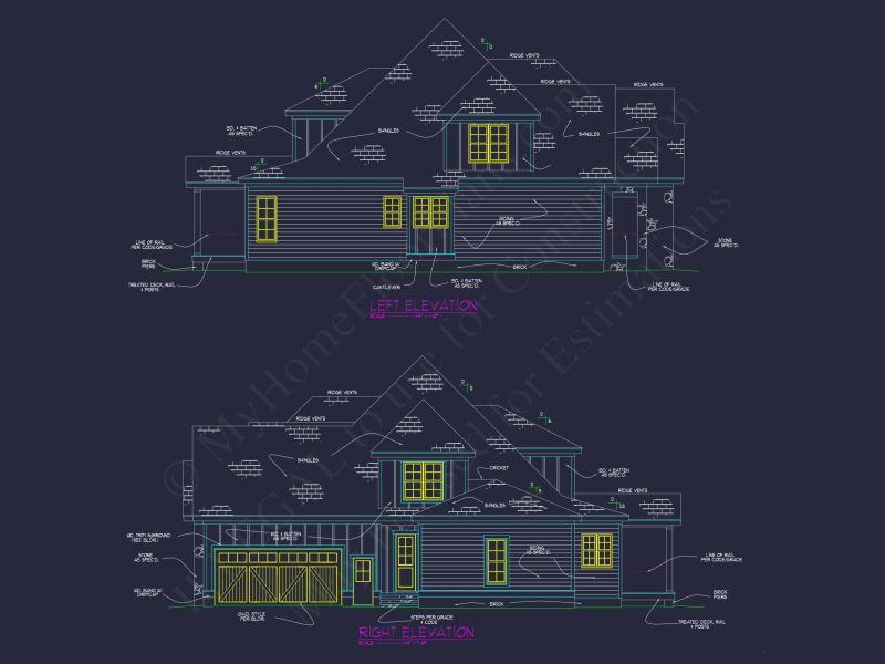 Traditional house Plan with CAD Designs and Detailed Blueprints