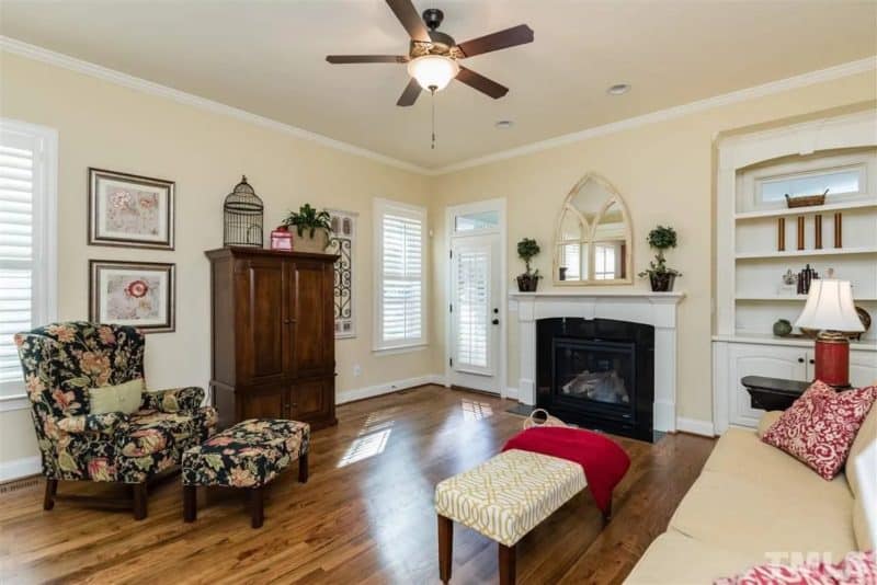 Traditional house Plan with CAD Designs, Fireplace & Porches