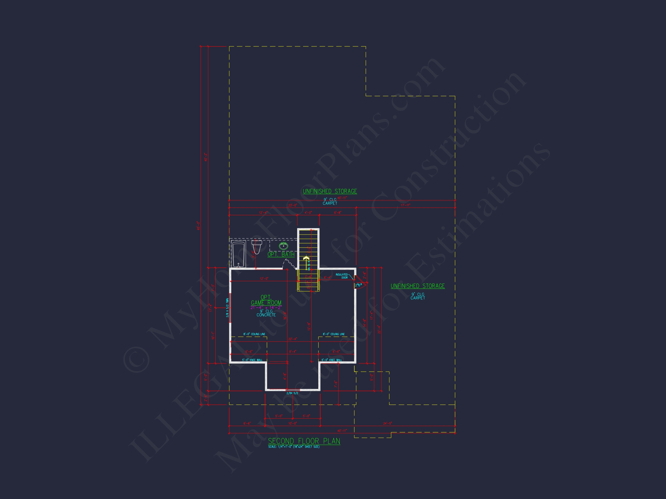 Traditional Home Plan with CAD Designs,Fireplace & Porches