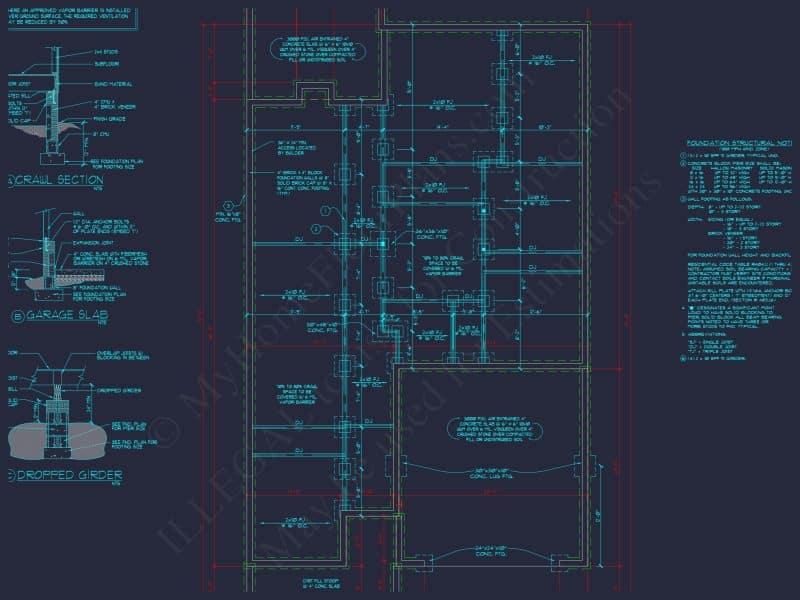 Traditional house Plan with CAD Designs, Fireplace & Porches