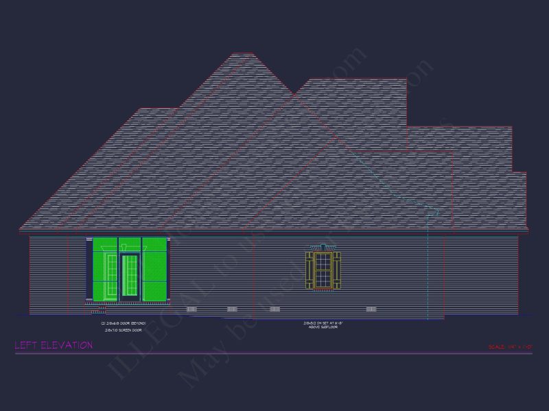 Traditional Tudor house Plan with 4485 Sq Ft Floor Plan & Blueprint