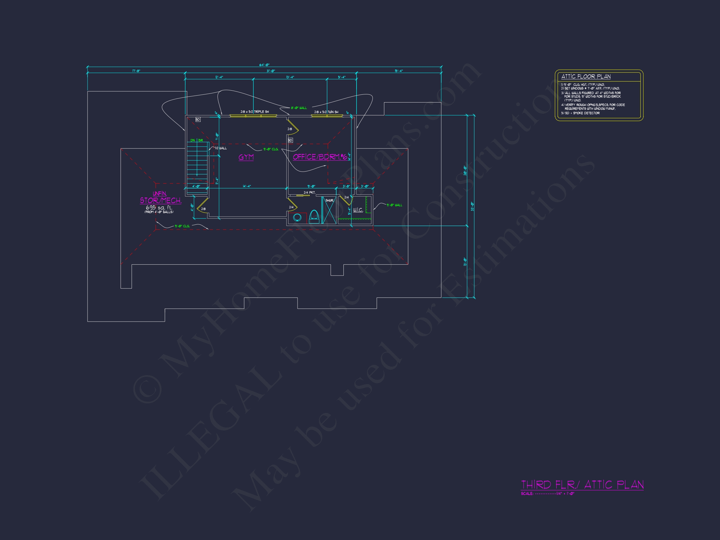 Transitional European Home Plan with 3 Floors & CAD Designs