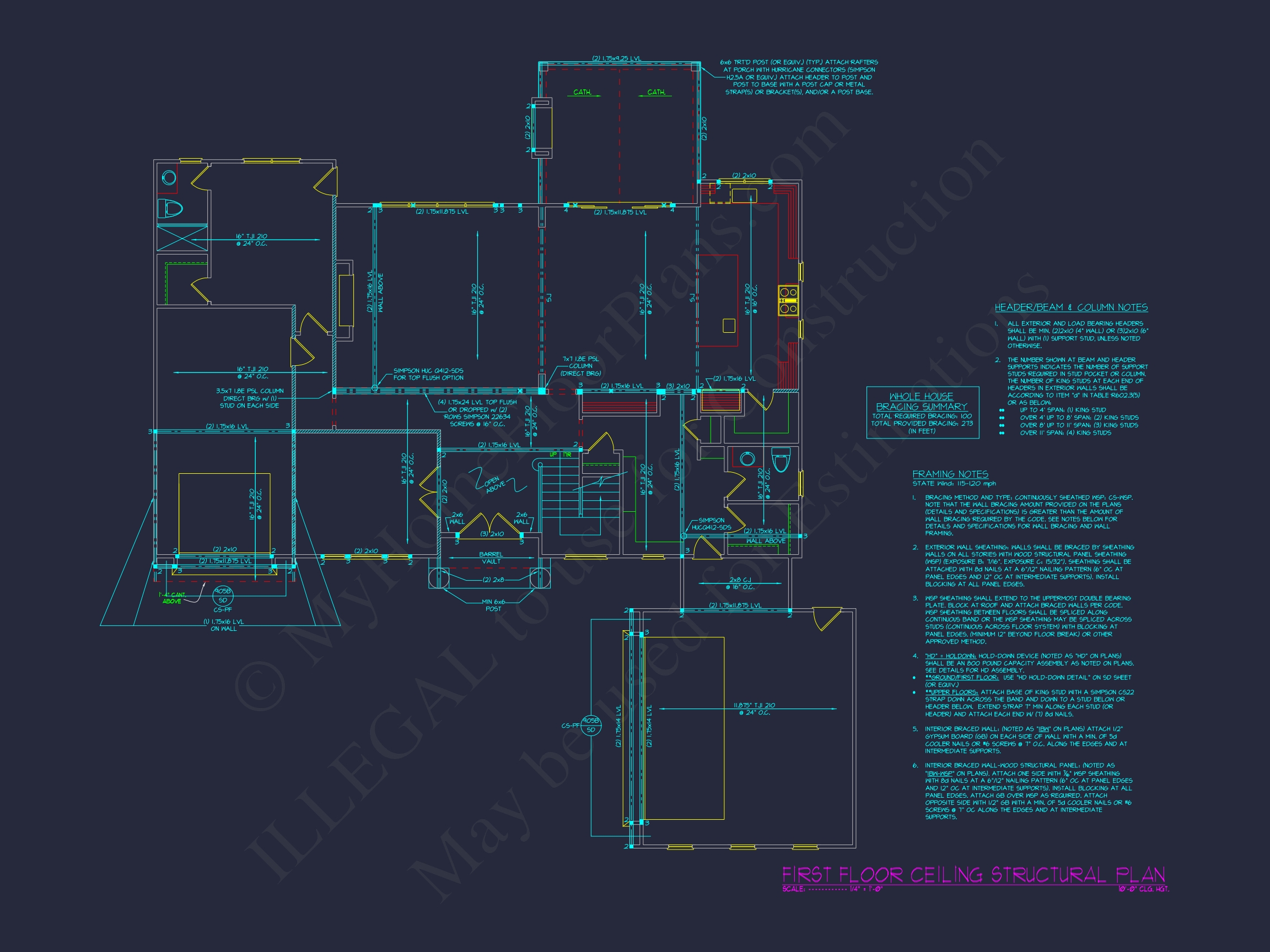 Transitional European Home Plan with 3 Floors & CAD Designs