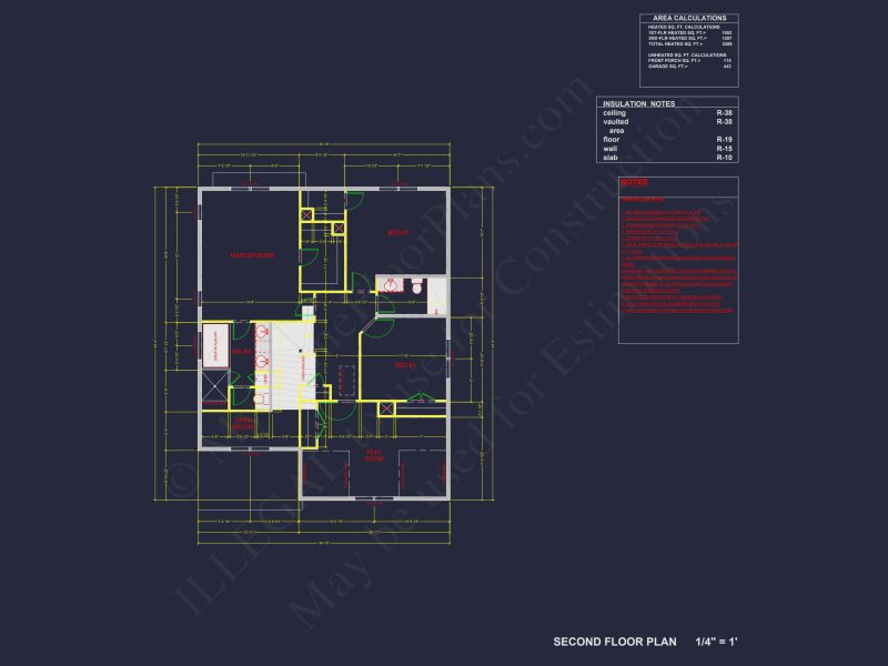 Transitional Farmhouse house Plan with Spacious Floor Layout