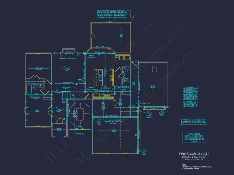 Tudor house Floor Plan with CAD Designs and 2 Stories