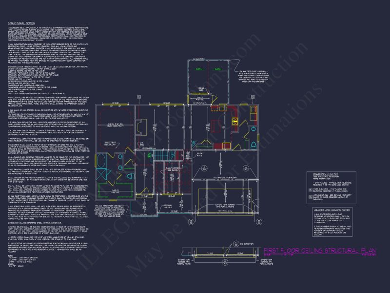 Unique 4-Bedroom house Plan with CAD Designs & Floor Plans