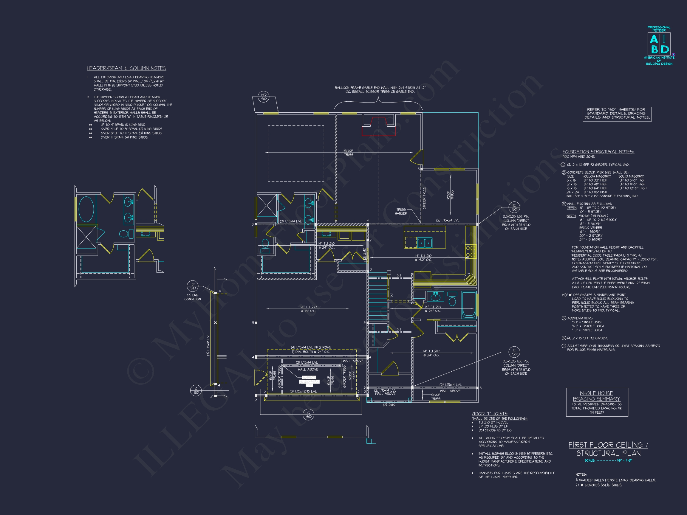 Unique Modern Suburban Home Plan with Detailed Floor & CAD Designs