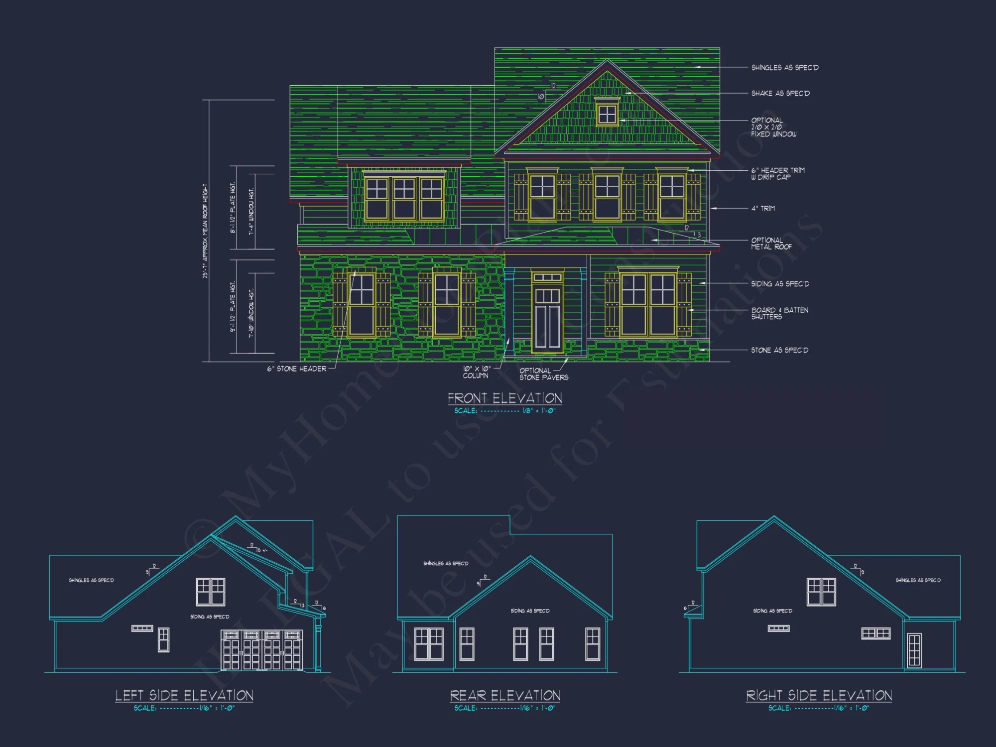Unique Modern Suburban house Plan with Detailed Floor & CAD Designs