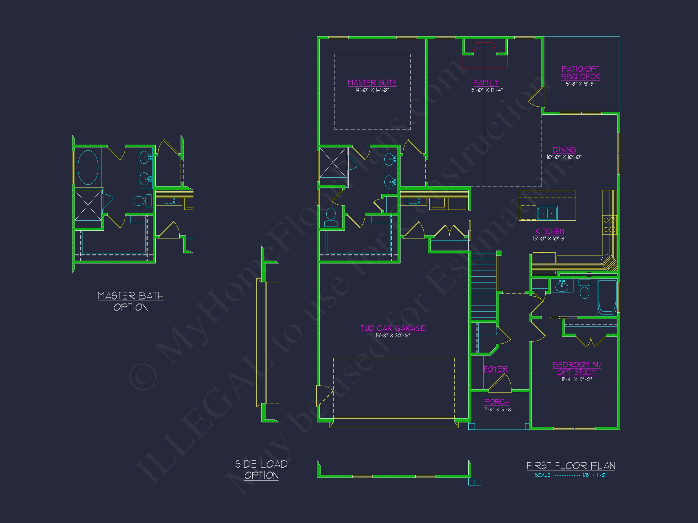 Unique Modern Suburban Home Plan with Detailed Floor & CAD Designs