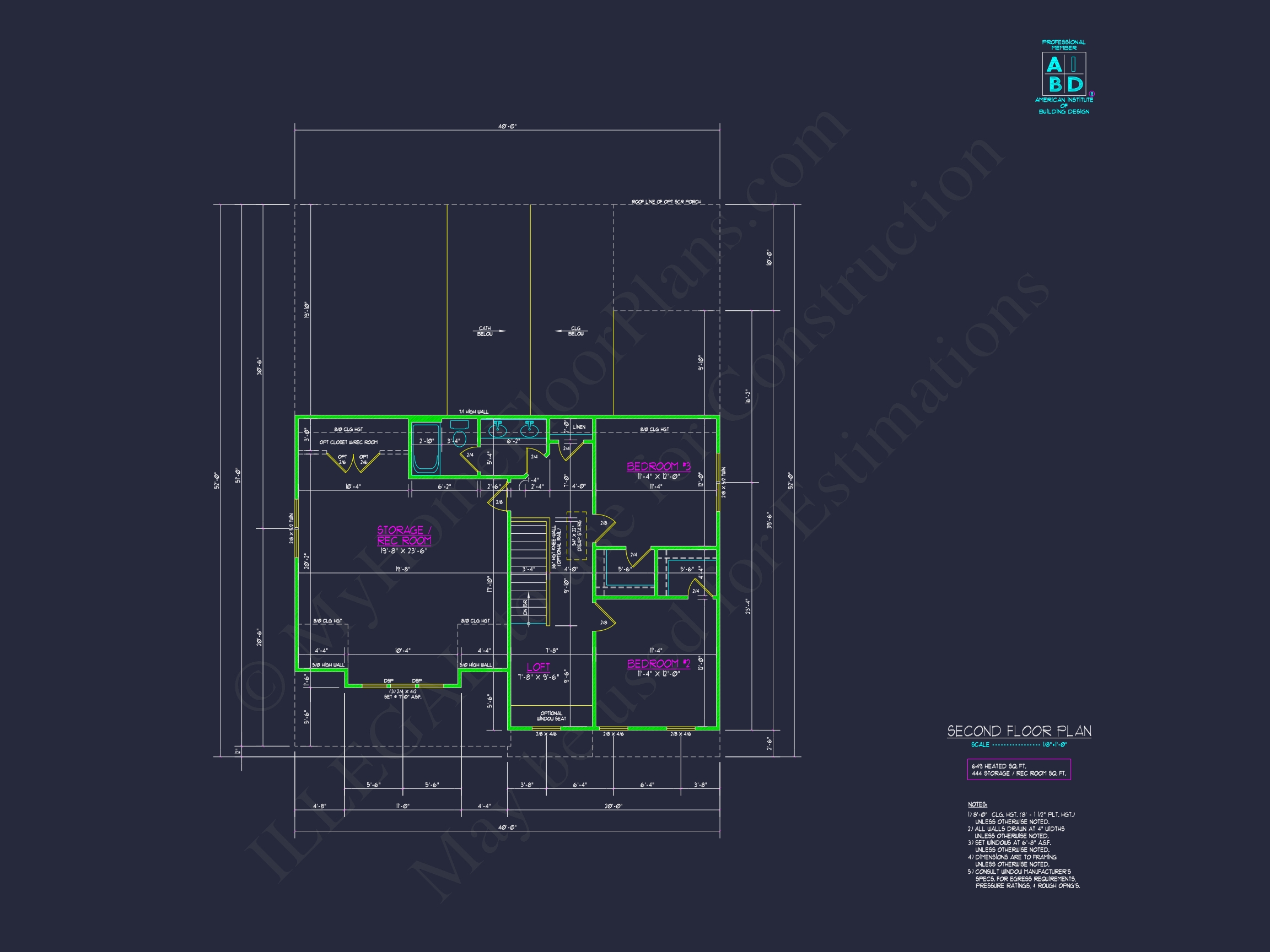 Unique Modern Suburban Home Plan with Detailed Floor & CAD Designs