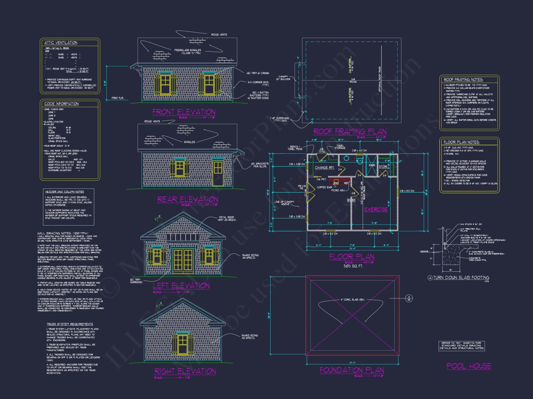 Versatile 2.5 Story house Floor Plan with CAD Designs