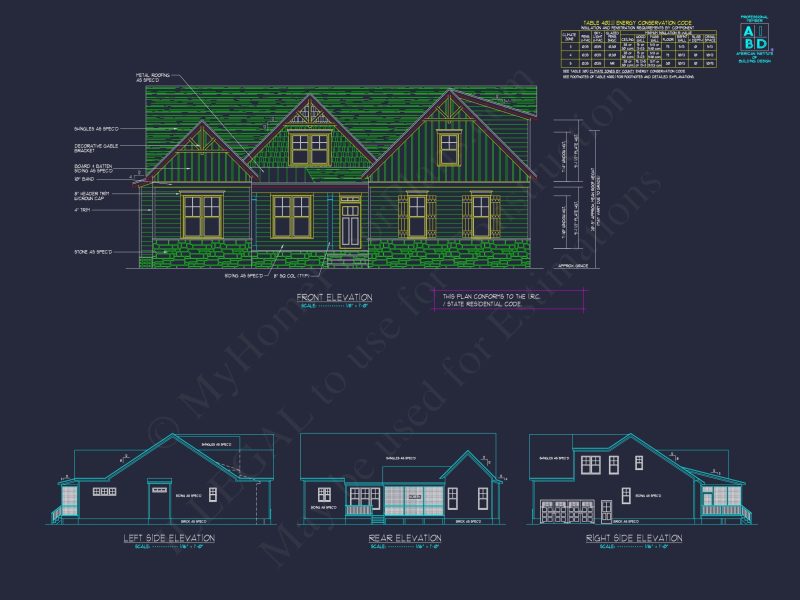 Versatile house Floor Plan Blueprint: Craftsman-Inspired Designs