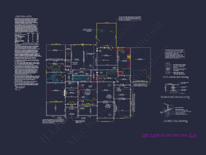 Versatile house Floor Plan with 3 Story CAD Architecture Design