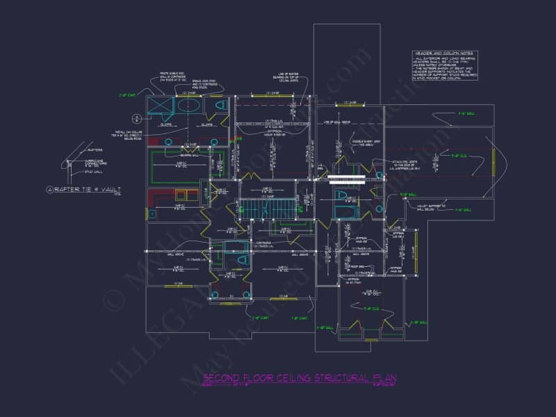 Versatile house Floor Plan with 3 Story CAD Architecture Design