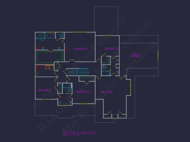 Versatile house Floor Plan with 3 Story CAD Architecture Design