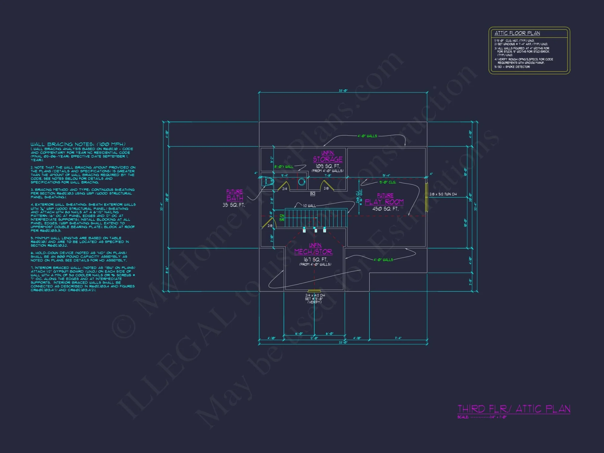 CAD Floor Plans and Designs