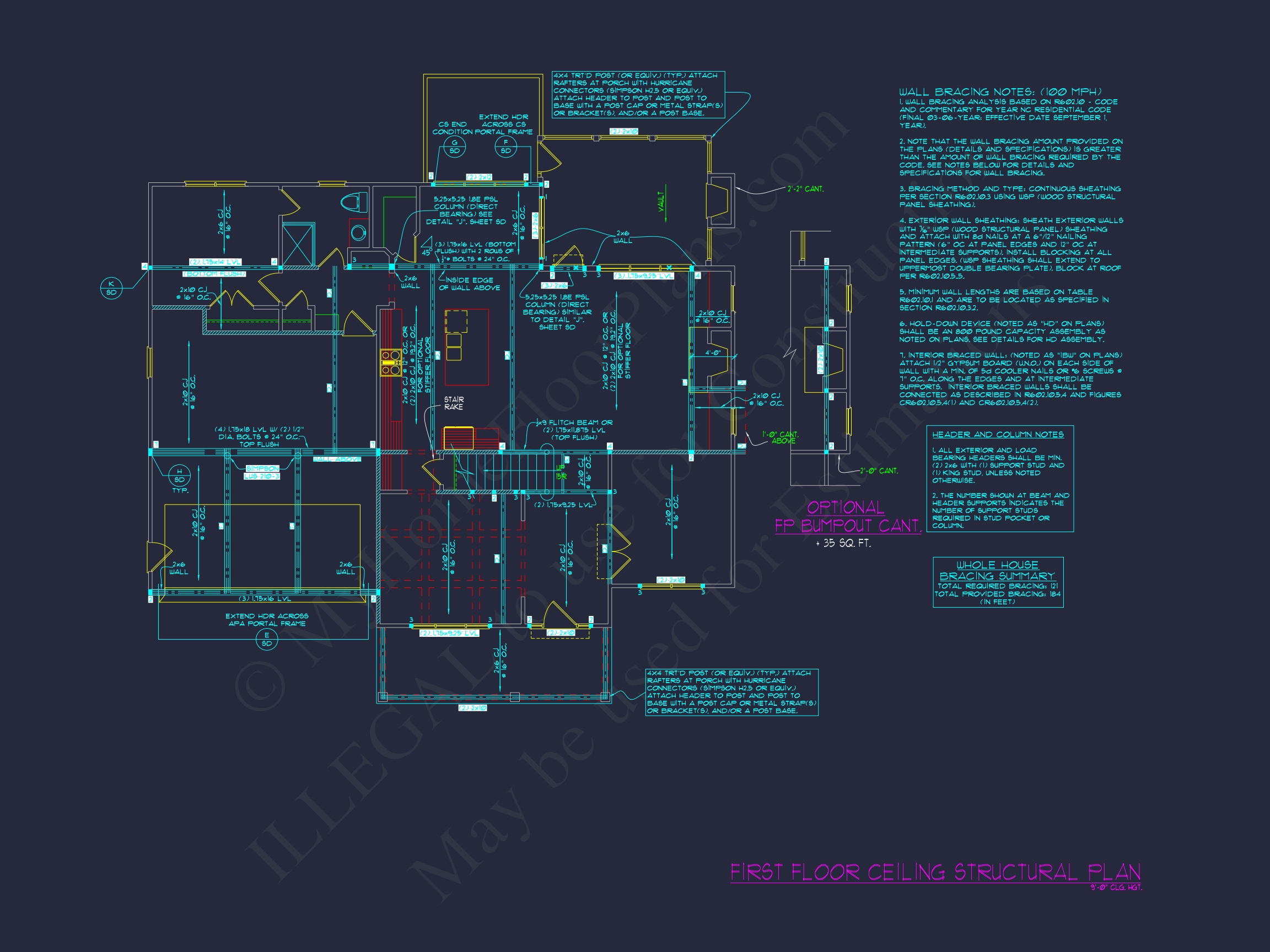 CAD Floor Plans and Designs