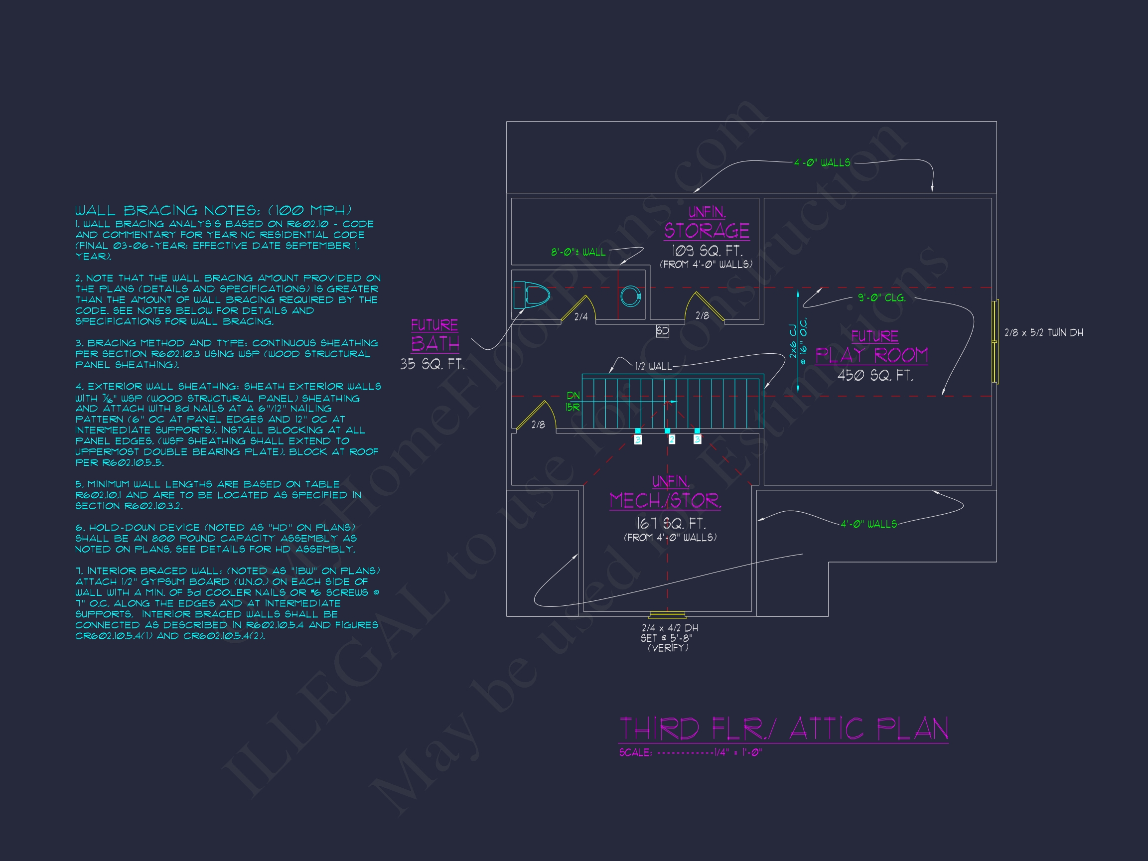 CAD Floor Plans and Designs