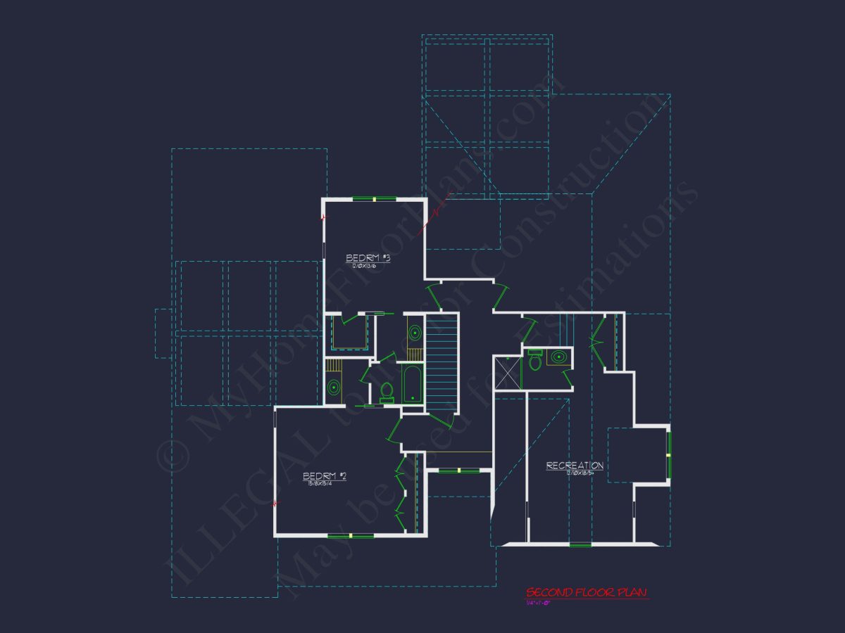 Versatile house Plan with CAD Blueprint and Spacious Designs