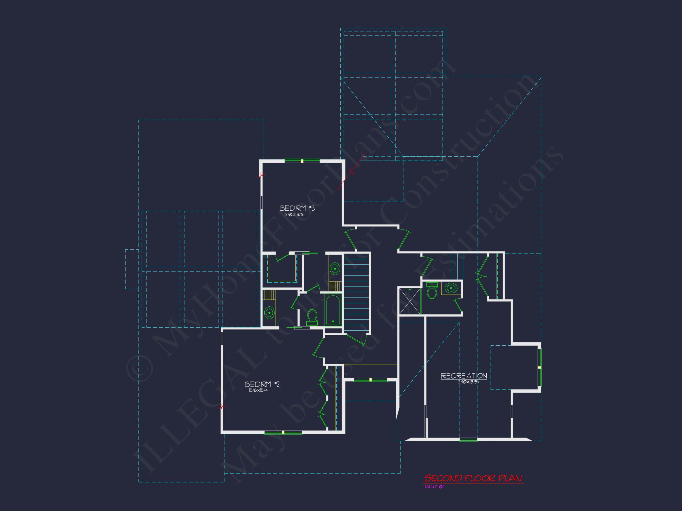 Versatile house Plan with CAD Blueprint and Spacious Designs