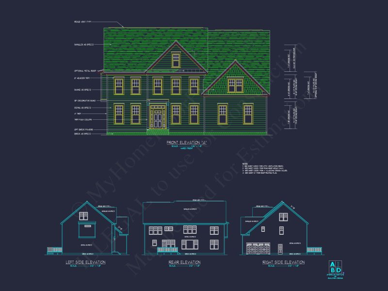 Versatile house Plans with CAD, Architecture, and Floor Designs