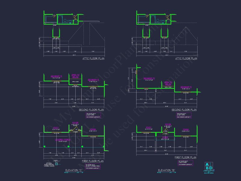 Versatile house Plans with CAD, Architecture, and Floor Designs